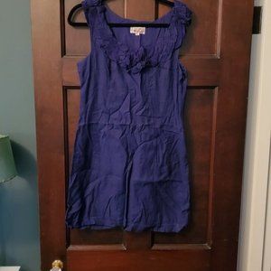 Yoana Baraschi purple flower detail dress - size 6